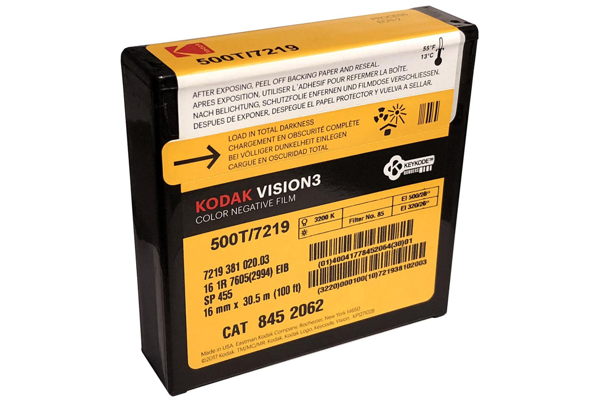 KODAK 16MM VISION3 500T COLOR NEGATIVE 100FT