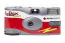 AGFA LEBOX FLASH ENGANGSKAMERA MED 27 BILLEDER