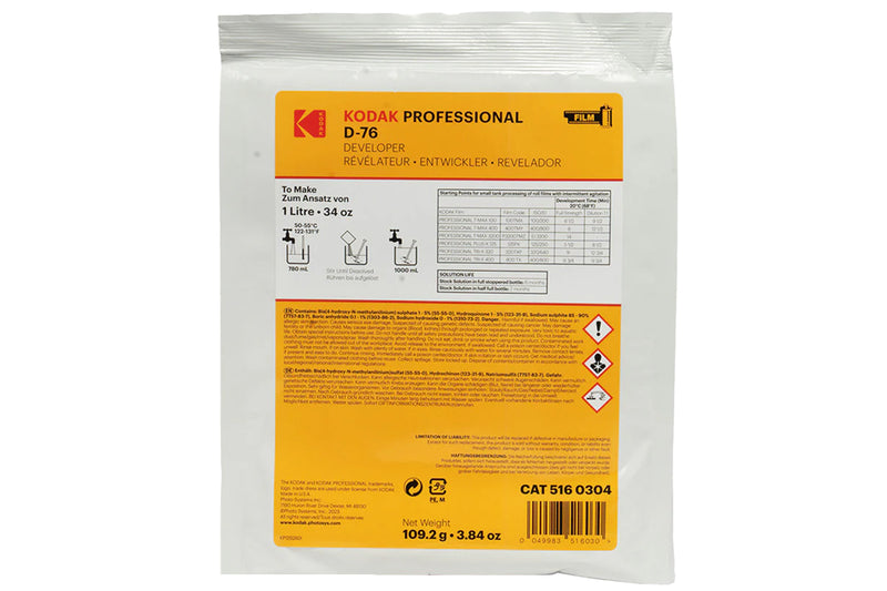 KODAK D-76 DEVELOPER 1L