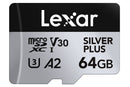 LEXAR PROFESSIONAL SILVER PLUS MICRO SDXC 64GB