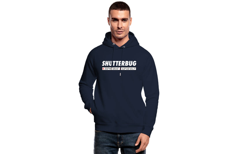 SHUTTERBUG HOODIE LOGO BLÅ