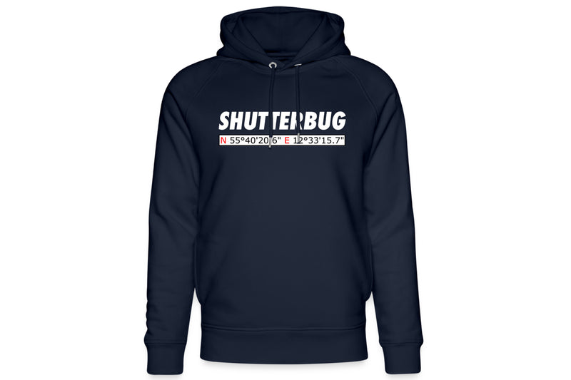 SHUTTERBUG HOODIE LOGO BLÅ